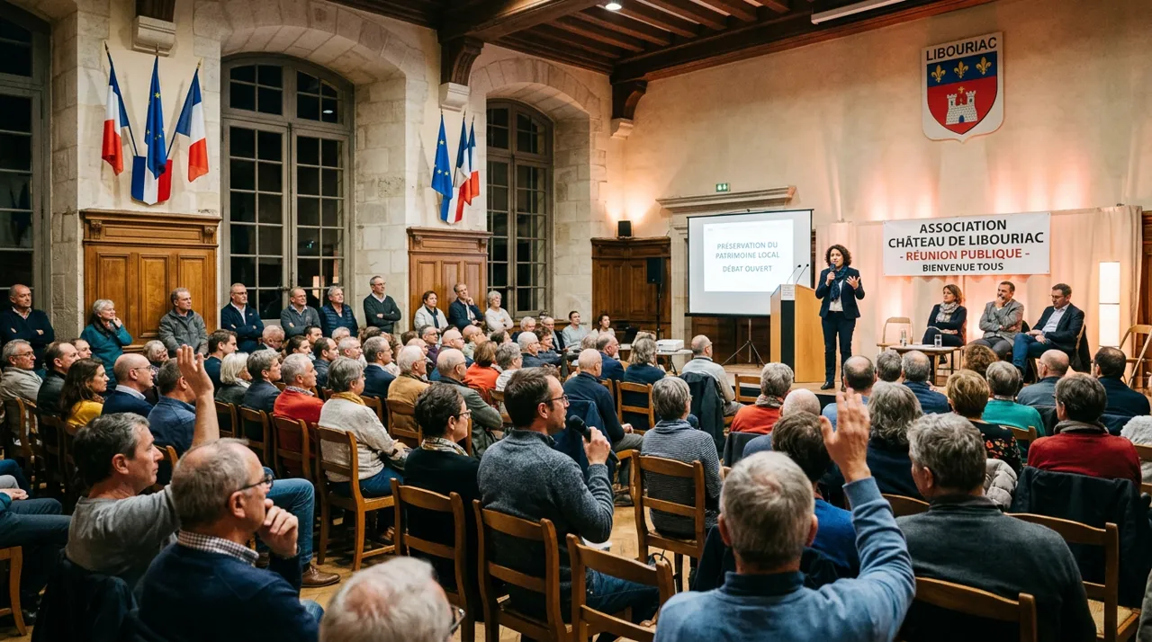 Assemblée civique au Château de Libouriac