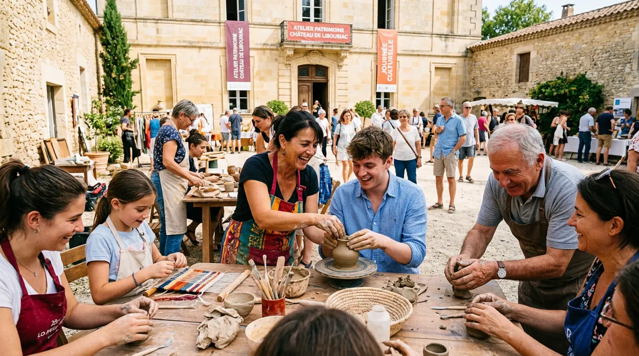 Citoyens et résidents engagés dans les ateliers du Château